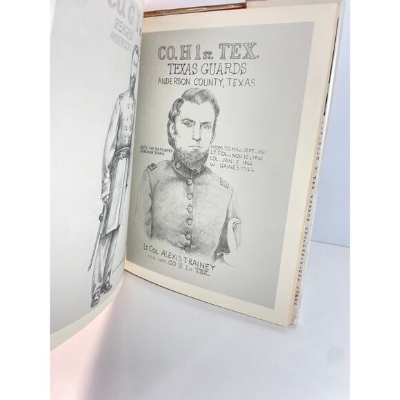 Hood's Texas Brigade: Tom Jones' Sketch Book 1st Edition 1988 Fine/VG Civil War - Picture 8 of 11